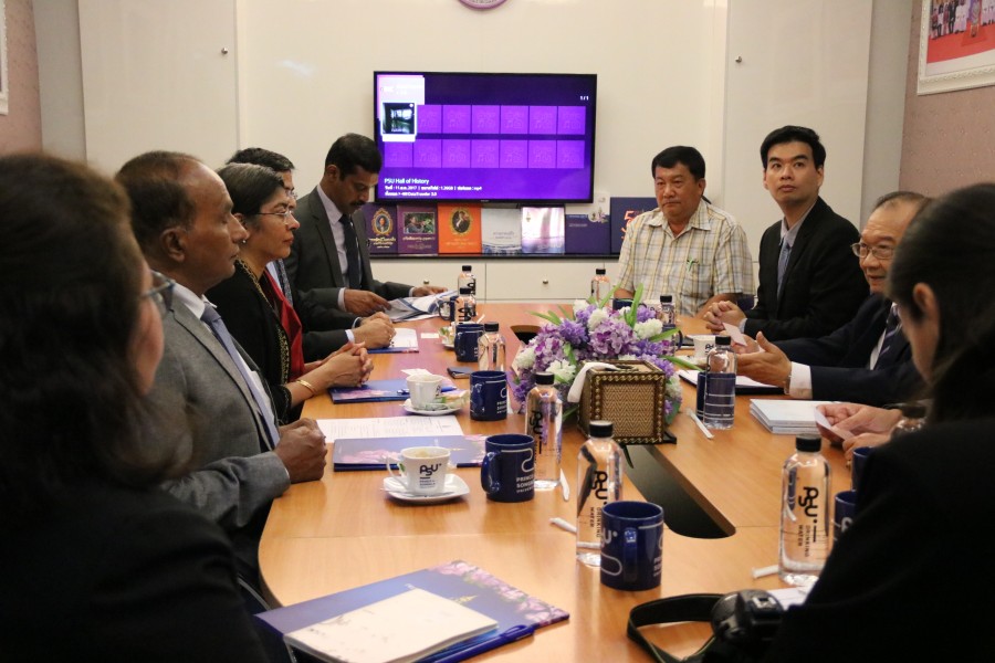 Courtesy visit to PSU by Indian Ambassador to Thailand