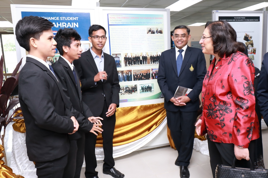 Her Excellency Minister of Health of Bahrain as Royal Representative to preside over the Opening of New Bahrain Information Center at PSU Pattani Campus