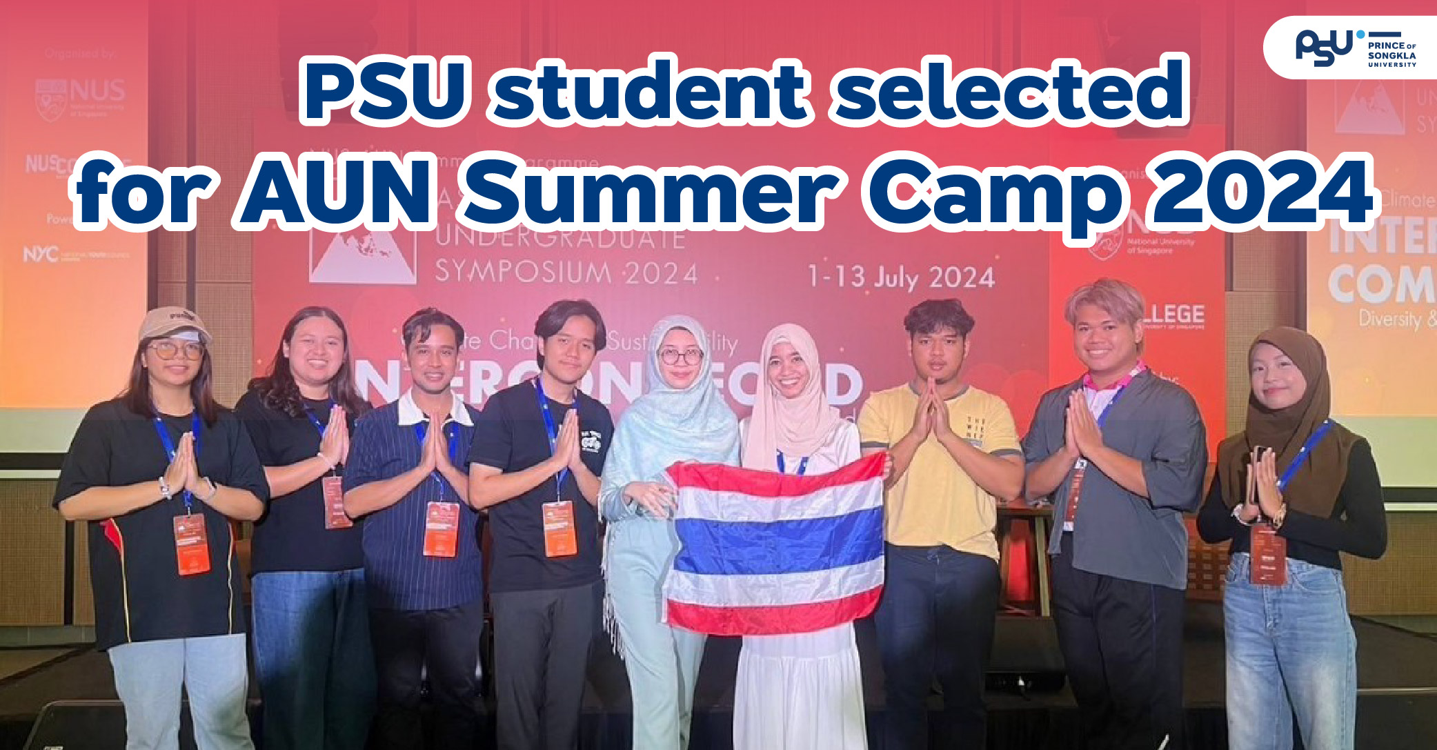 PSU student selected for AUN Summer Camp 2024